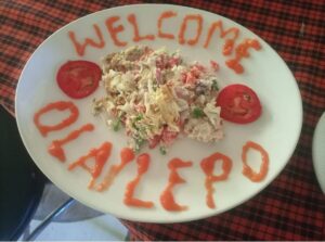 Food and Service at Olailepo