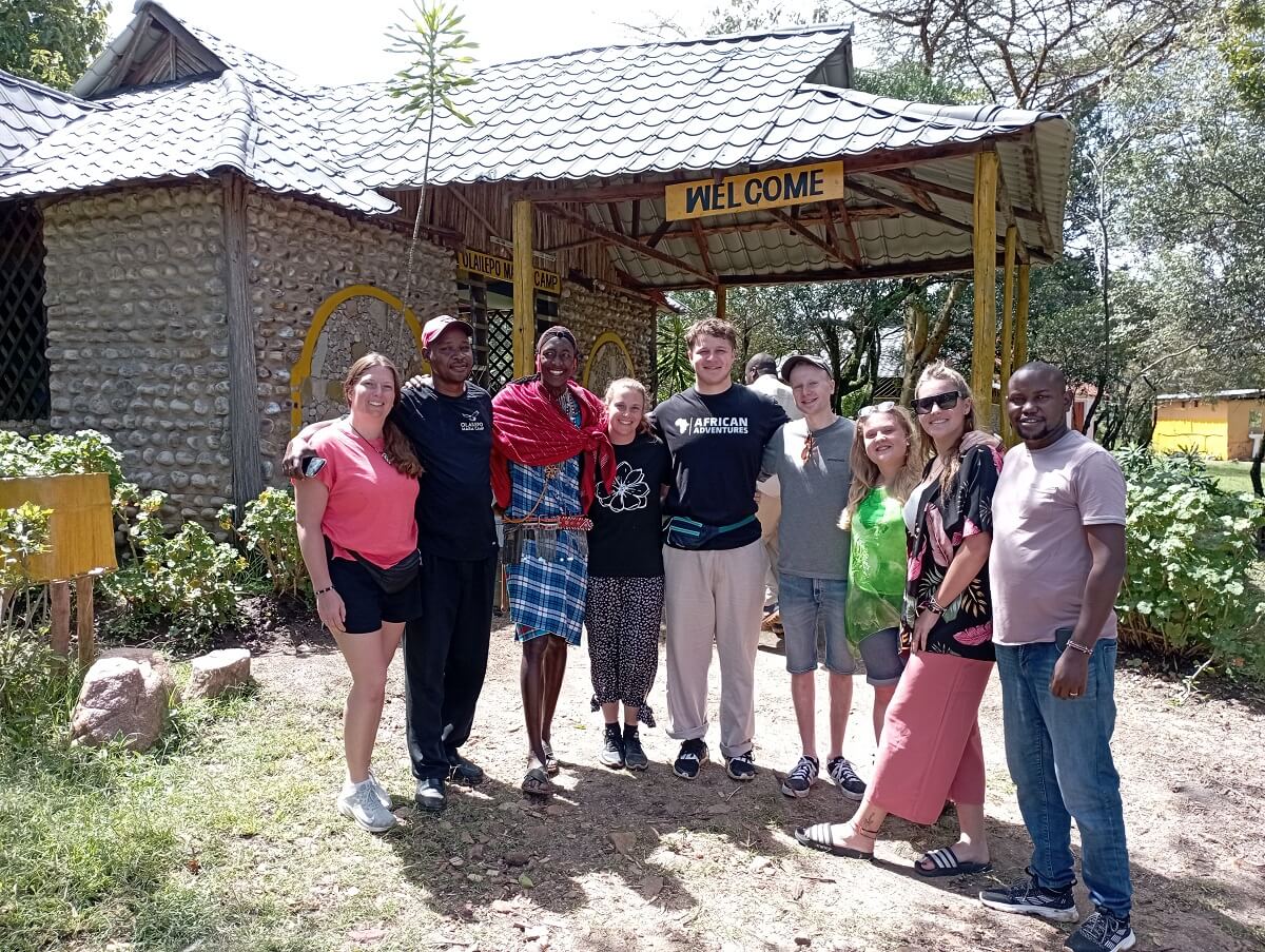 Guests at Olailepo Mara Camp